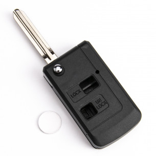 Toyota Key Conversion Kit With 2 Buttons - Aftermarket