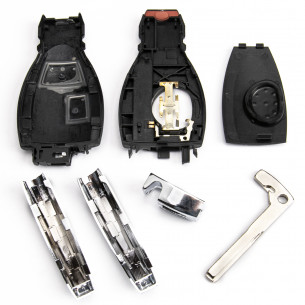Key Upgrade / Conversion Ki for Mercedes C E M G With 2 Buttons - Aftermarket