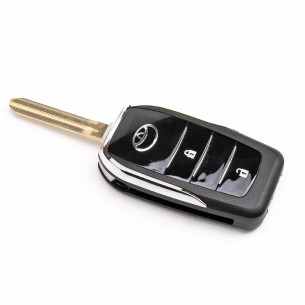 Toyota Key Cover Conversion Kit With 2 Buttons - Aftermarket