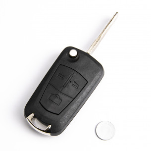 Opel Key Conversion Kit With 3 Buttons - Aftermarket
