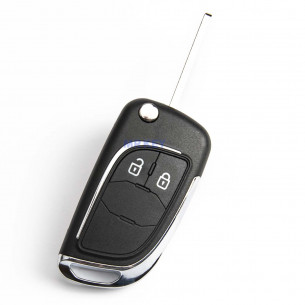 Opel Chevrolet Schlüssel Gehäuse Umbausatz mit 2 Tasten - Aftermarket