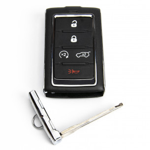 Keyless Key Shell With 5 Buttons for Jeep - Aftermarket