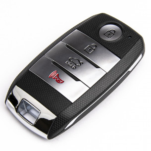 Kia Key Cover With 4 Buttons - Aftermarket