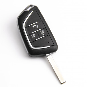 Opel Schlüssel Umbausatz mit 3 Tasten - Aftermarket
