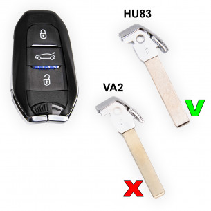 λάμα HU83 για κλειδιά Peugeot Citroen Opel - Aftermarket