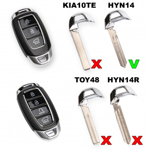 λάμα HYN14 για κλειδιά Hyundai Kia - Aftermarket