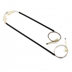 Land Rover Freelander Window Regulator Repair Set Rear Right - Aftermarket