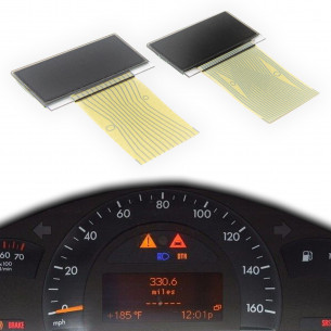 LCD Display for Dashboard Speedometer For Mercedes C E CLK SLK - Aftermarket