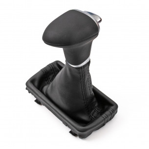 Leather Gear Shift Knob Boot Automatic For Audi A3 A4 A5 Q5