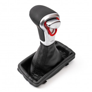 Leather Gear Shift Knob Boot Automatic For Audi A3 A4 A5 Q5