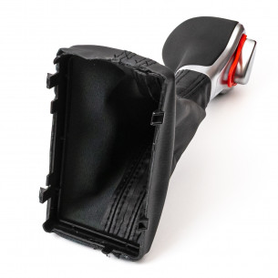 Leather Gear Shift Knob Boot Automatic For Audi A3 A4 A5 Q5