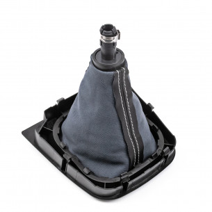 Levier De Vitesse Soufflet Pommeau Pour Volkswagen Jetta Golf V VI 5 Vitesses Points blancs