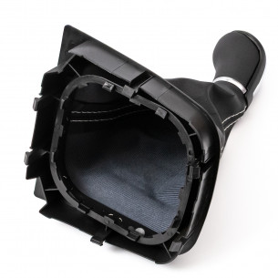 Levier De Vitesse Soufflet Pommeau Pour Volkswagen Jetta Golf V VI 5 Vitesses Points blancs