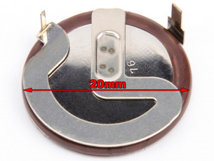 ORIGINAL LI-ION 90° BATTERIE PANASONIC VL2020