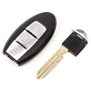 Nissan Cube Juke Leaf Micra Renault Kadjar Key Cover with 2 Buttons