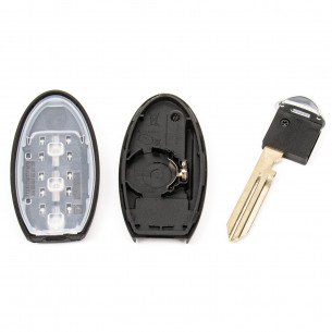Nissan Cube Juke Leaf Micra Renault Kadjar Key Cover with 2 Buttons
