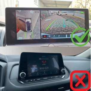 Nissan Qashqai X-Trail Juke Folie de protecție ecran navigație