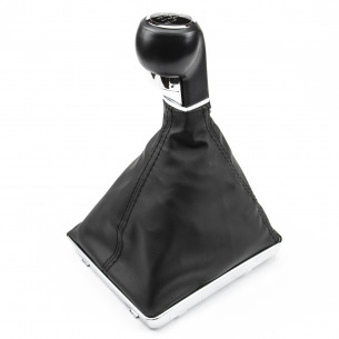 Opel Astra H Diesel Pomello Del Cambio Cuffia Pu Pelle 6 Marce - Aftermarket