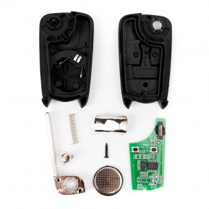 Opel Remote Key 93189840 433Mhz / 434Mhz ID46 Pcf7941 - Aftermarket