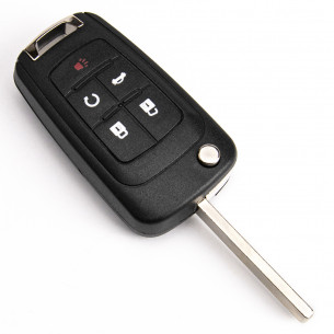 Opel Key Case With 5 Buttons - Aftermarket