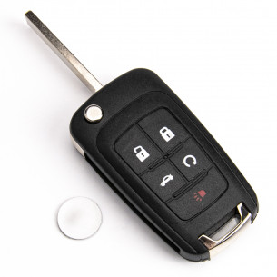 Opel Key Case With 5 Buttons - Aftermarket
