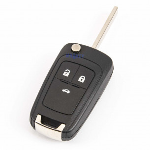 Opel Key Shell With 3 Buttons - Aftermarket