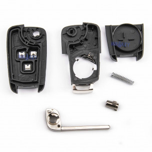 Opel Key Shell With 3 Buttons - Aftermarket