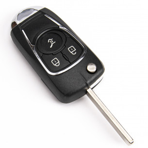 Opel Key Conversion Kit With 3 Buttons - Aftermarket