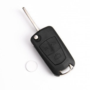 Opel Key Cover Conversion Kit With 3 Buttons - Aftermarket