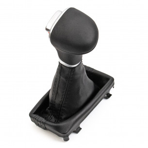 Pelle Leva Del Pomello Del Cambio Automatico LHD Per Audi A6 A7