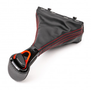 Pelle Leva Del Pomello Del Cambio Automatico LHD Per Audi A4 A5 A6 Q5