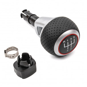 Pelle Pomello Del Cambio Per Audi A3 8L 8P A4 B6 B7 B8 S-line 5 Marce