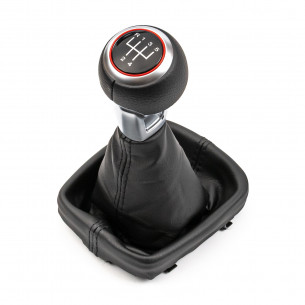 Pelle Pomello Del Cambio Per Audi A3 8P S-line 5 Marce