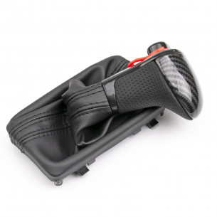 Audi Pelle Traforata Leva Del Pomello Del Cambio Automatico LHD - Aftermarket
