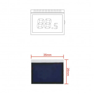 Peugeot LCD Display For A/C Climate - Aftermarket