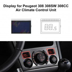 Peugeot LCD Display For A/C Climate - Aftermarket