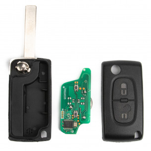 Peugeot Remote Key 433Mhz FSK 0523 ID46 PCF7941A - Aftermarket