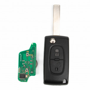 Peugeot Remote Key 433Mhz FSK 0523 ID46 PCF7941A - Aftermarket