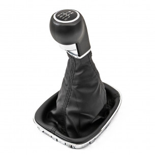 Pomello Del Caambio Cuffia Pu Pelle Per Opel Corsa D E Adam 5 Marce