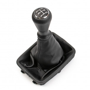 Pomello Del Caambio Cuffia Pu Pelle Per Peugeot 206 5 Marce