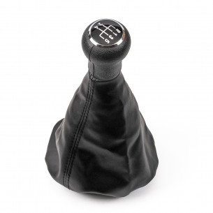 Pomello Del Caambio Cuffia Pu Pelle Per Volkswagen Golf 3 III Polo Vento 5 Marce