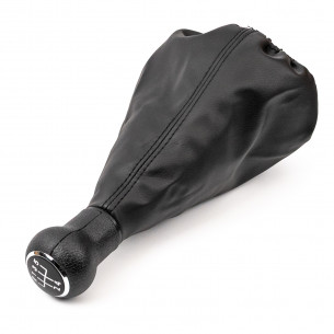 Pomello Del Caambio Cuffia Pu Pelle Per Volkswagen Golf 3 III Polo Vento 5 Marce