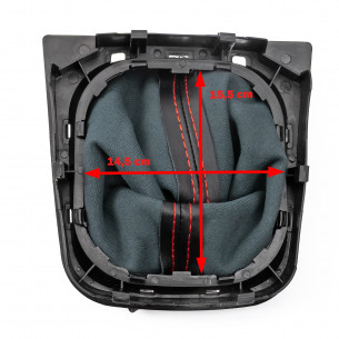 Pomello Del Caambio Cuffia Pu Pelle Per VW Golf 5 V 6 VI Jetta 6 Marce