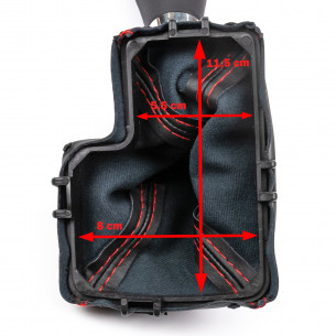 Pomello del cambio automatico con cuffia per Ford Mondeo IV S-Max Kuga