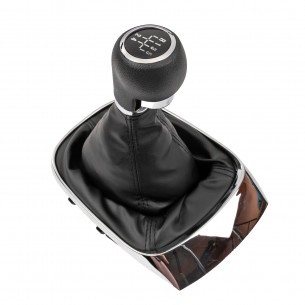 Pomello Del Cambio Cuffia Pelle per Opel Mokka Chevrolet 5 Marce