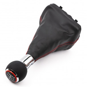 Pomello Del Cambio Cuffia Pu Pelle Per Audi A3 8P 6 Marce