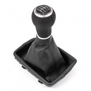 Pomello Del Cambio Cuffia Pu Pelle Per Audi A4 B6 B7 8E 6 Marce