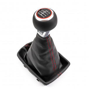 Pomello Del Cambio Cuffia Pu Pelle Per Audi A4 B6 B7 S-line 6 Marce