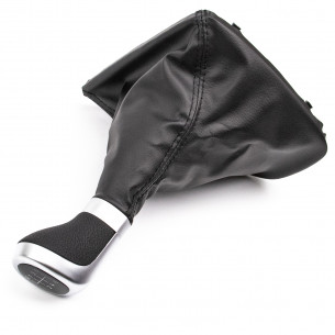 Pomello Del Cambio Cuffia Pu Pelle Per BMW E90 E91 E92 E93 3-Series 6 Marce