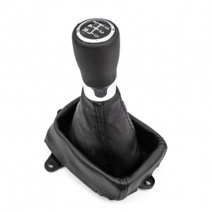 Pomello Del Cambio Cuffia Pu Pelle per Honda Accord VIII 5 Marce